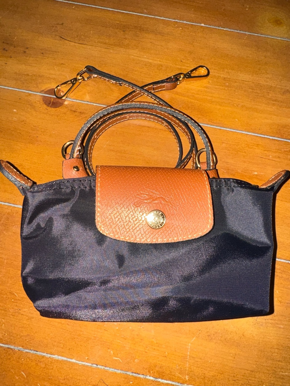 Designer Inspired Small Black Nylon Crossbody